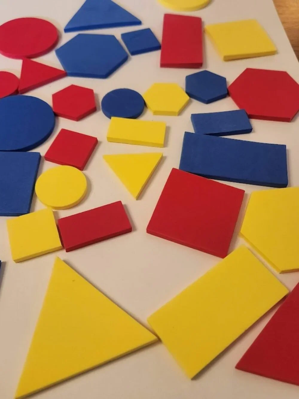 Foam Shapes Geometry Colors Colored Math Manipulatives Toys Tools Educational Ki